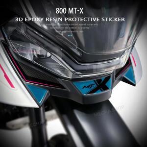 CF Moto 800MT-X 800 MT-X 2025-전면 보호 3D 수지 스티커 용 바이크 오토바이 전면 장식 데칼