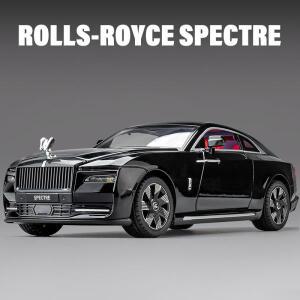 1:24 Rolls-Royce Spectre 합금 모델 자동차 장난감 다이캐스트 주조 소리  빛 풀백  차량용