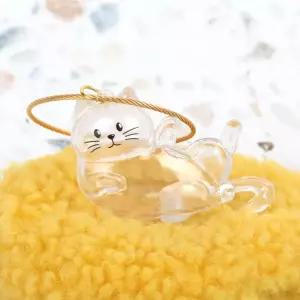 [룽스_66]고양이 털 보관 기본 키링 드러누운냥이