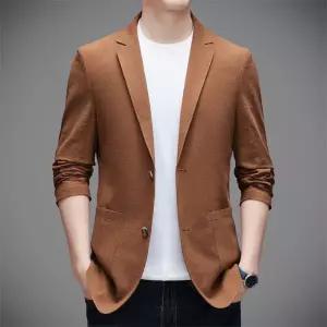 남친 면 캐주얼 정장 나들이에 상의 마 코트 싱글 봄가을 얇은 트렌디 자켓 어울리는 블레이저 MODU3