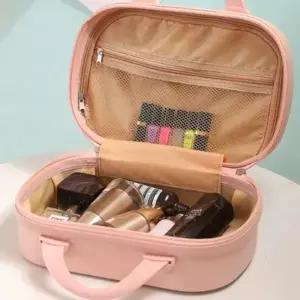 ( )여행 레디백 핑크 하드쉘파우치 여행보조가방