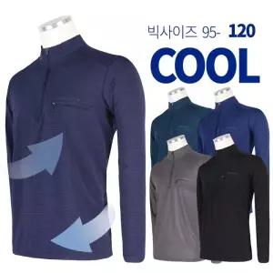 [슈퍼맨]여름_윈드B304쿨론냉감긴팔티 빅사이즈 티셔츠 긴팔티 시원한 작업복 집업