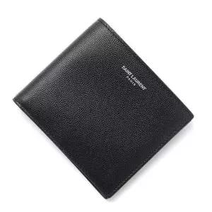 SAINT LAURENT  26SS 실버로고 반지갑 (396307 BTY0N 1000)