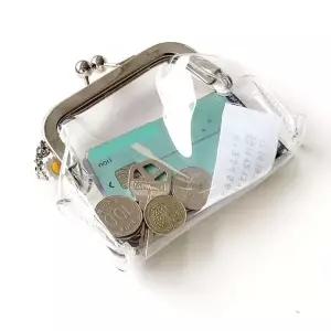 투명 동전지갑 여행용 파우치 11.5 x 9cm 여행가방추천 여행용전대 (WF2969D)