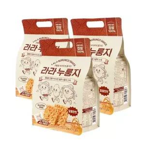 예찬 전통과자 라라 달콤한 누룽지스낵 432g 개별포장24gx18입 x3봉