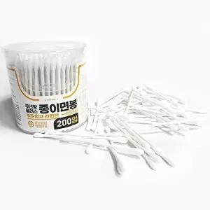 10개입 200P 플러스 케이스형 종이면봉 쿠션왕-WFJCWRD