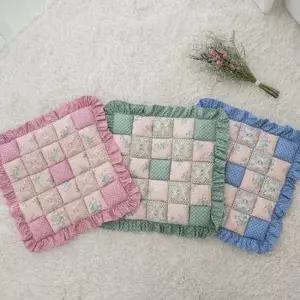BEDCOVER 사각 레이스 플라워 퀼팅 방석 이불 P00000PZ 사각