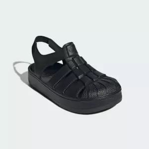 아디다스 슈퍼스타 샌들 키즈 Unisex Originals Core Black