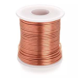 14 게이지 구리선 1.6mm 98피트 데드 소프트 솔리드 베어 전기 문화 정원 가꾸기 보석 제작 비딩 과학