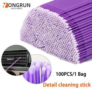 100/200피스 Micro Brush Ultra-Fine Needle Nano Cotton Swab Automotive Detail Disposable Paint Repair