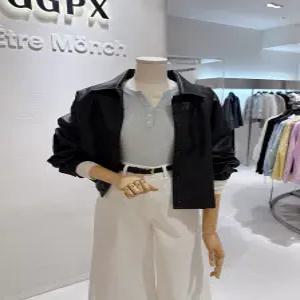 봄옷 GGPX 페이크레더 카라자켓(Q2JK005B)