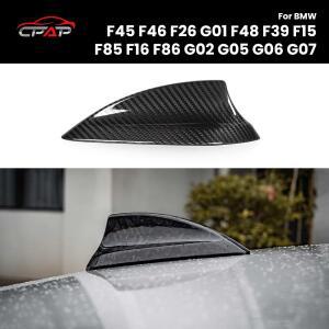 BMW 호환 F45 F46 F26 G01 F48 F39 F15 F85 F16 F86 G02 G05 G06 G07용 리얼 드라이 카본 파이버 샤크호환