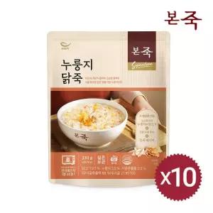 [본죽] 누룽지닭죽 330g 10팩