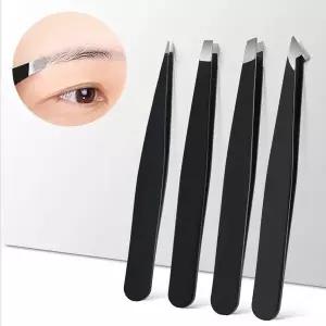 고품질 쪽집게핀셋4종세트 핀셋 쪽집게 눈썹정리 잔털정리 얇은핀셋 (WE37F2D)