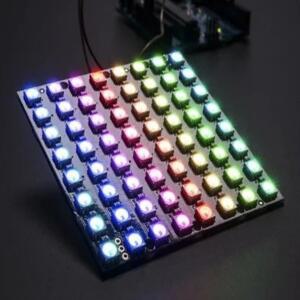 WS2812 LED 5050 RGB 8x8 64비트 매트릭스 모듈