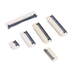 FFC/FPC 커넥터 0.5/1.0mm 4/8/10/12/14/16/18/20/30/40/60P 10PCs/로트