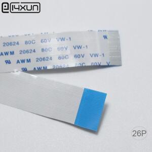 2pcs EClyxun FFC FPC 케이블 24P 0.5mm 피치 30mm 100mm 길이  A B 유연한 플랫