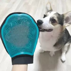 고품질 개 고양이 털정리 장갑 털갈이장갑 애견브러쉬장갑 (W30BFBE)