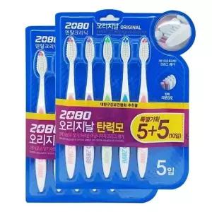 덴탈케어 5+5개입 양치용품 모칫솔세트 칫솔세트 모 칫솔5+5세트