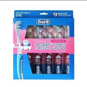OralB 초소형헤드 초미세모 벨벳 잇몸케어 칫솔 5개입