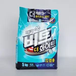 라이온 비트 더화이트 5kg 리필형 파우치 겸용