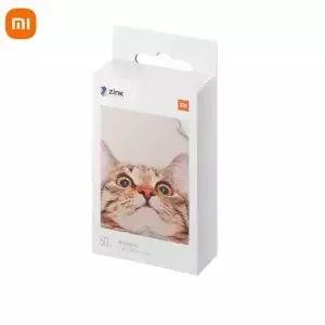 원래 Xiaomi ZINK 포켓 프린터 용지 자체 접착 사진 인쇄 50pcs 시트 3 인치 미니 포토