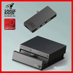 스컬앤코 점프게이트 독 USB C 허브 포터블 스탠드 도킹 스테이션 (닌텐도 스위치 2 및 OLED용)