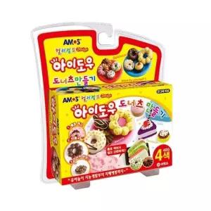 [룽스_66]아모스 아이도우 컬러점토 도너츠만들기
