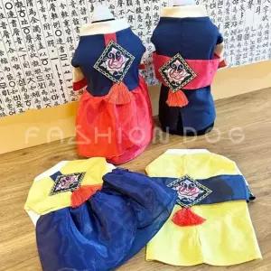 고품질 강아지 최진사댁 한복 치마 1P 반려견 명절 한가위옷 반려견명절옷 (WD1AAA4)