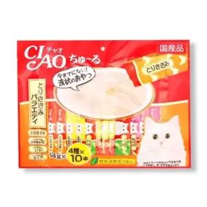 챠오 츄르 닭가슴살 버라이어티 40개입 펫간식 (WCA4819)
