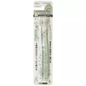 산리오 컴팩트 헤드 칫솔 포차코 2개입 1P 치아 관리