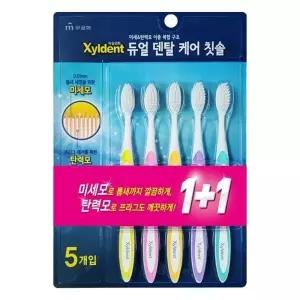 무궁화 자일덴트 듀얼덴탈케어 칫솔 10개입