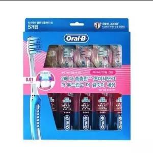 OralB 초소형헤드 초미세모 벨벳 잇몸케어 칫솔 5개입