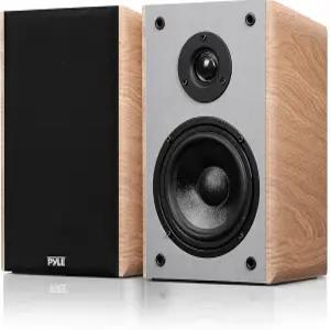 Pyle 5.25인치 홈 오디오 스피커 양방향 패시브 책장 200W 최대 출력 1인치 실크 돔 트위터 컴포지트 우퍼