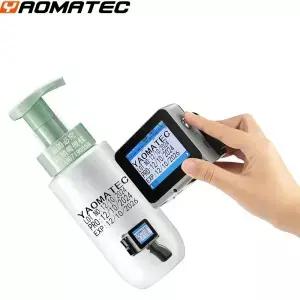 휴대용 미니 열전사 잉크젯 프린터 카트리지 G1760 12.7mm 건 QR 바 배치 코드 날짜 로고 만료 라벨