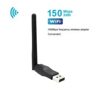 미니 무선 Wifi 어댑터 150 Mbps 20dBm 안테나 USB 수신기 동글 MT7601 RTL8188 네트워크 카드 802.11b/n/g