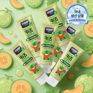 2080 키즈크리닉 치약 3단계 메론 80gX6입