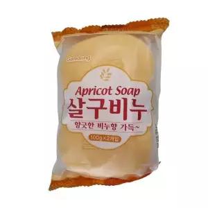 [하프클럽/]살구 비누 2P 목욕탕 세안 세수 바디 핸드 워시 목욕