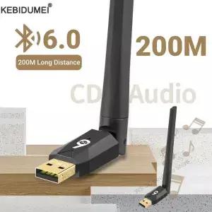 PC 스피커 용 200M USB 블루투스 6.0 동글 어댑터 무선 마우스 키보드 음악 오디오 수신기 송신기