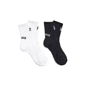 스포티브 장목 양말 2족세트 엠엘비 MLB Black 289774