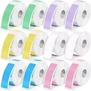 P15 라벨 프린터 스티커 12*40mm 테이프 열전 사 용지 160pcs/롤 호환 Phomemo D30 life P12 P11 elle