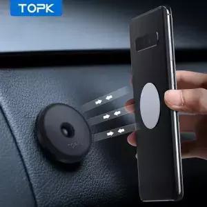 자동차 용 TOPK 자기 전화 홀더 4X 마운트 모든 호환되는 대시 보드