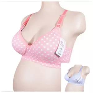 여자 임산부 노와이어 수유브라 C컵 95C 오렌지 임산부수유브라