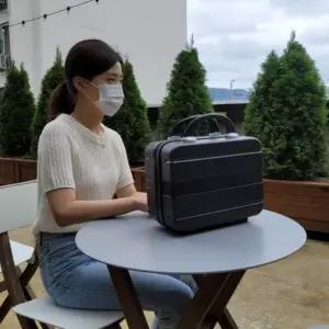 [라일리] Rly 14인치 미니캐리어 매트블랙 미니레디백 14인치