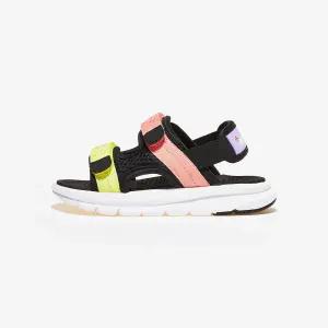 국내 정품 푸마 이볼브 샌들 스폰지밥 프리스쿨 - PUMA Black-Rose Dust-Lucent Yellow-PUMA