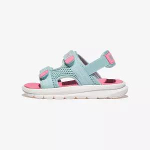 국내 정품 푸마 이볼브 샌들 프리스쿨 - Turquoise Surf-Fast Pink-PUMA White