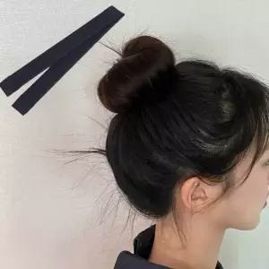 똥머리스틱 밴드 블랙 당고머리 헤어스틱 똥 머리 당고머리