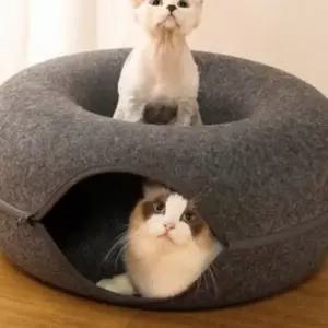 고양이 은신 터널 고양이 숨숨집 원형 하우스 쉼 공간