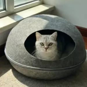 편안한 공간 고양이 발바닥형 숨숨집 고양이 쉼터