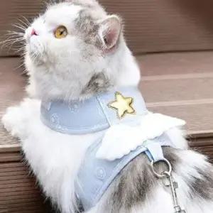 반려동물 천사 하네스 리드줄 L 고양이 강아지하네스